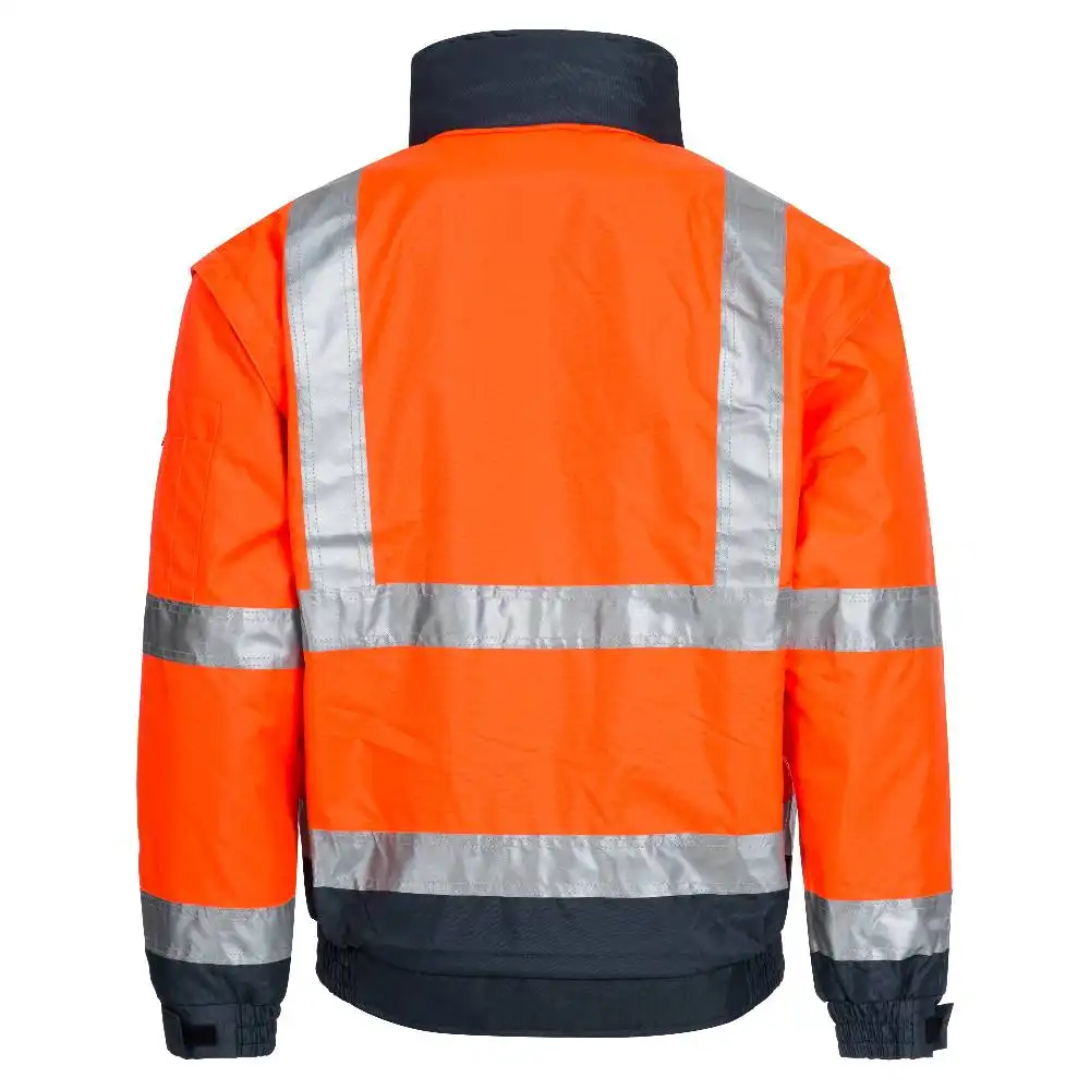 Warnschutz Pilotenjacke "MOTION TEX VIZ PLUS" in orange/blau, XL - Thumbnail 2