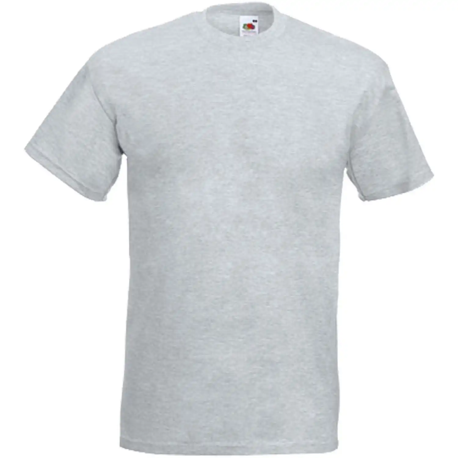 T-Shirt "F181" 100% Baumwolle Super Premium in heather grey, L - Thumbnail 1