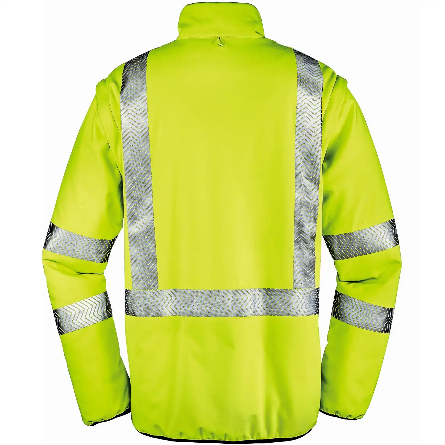 Warnschutz Wende-Softshelljacke RENO gelb in M - Thumbnail 2