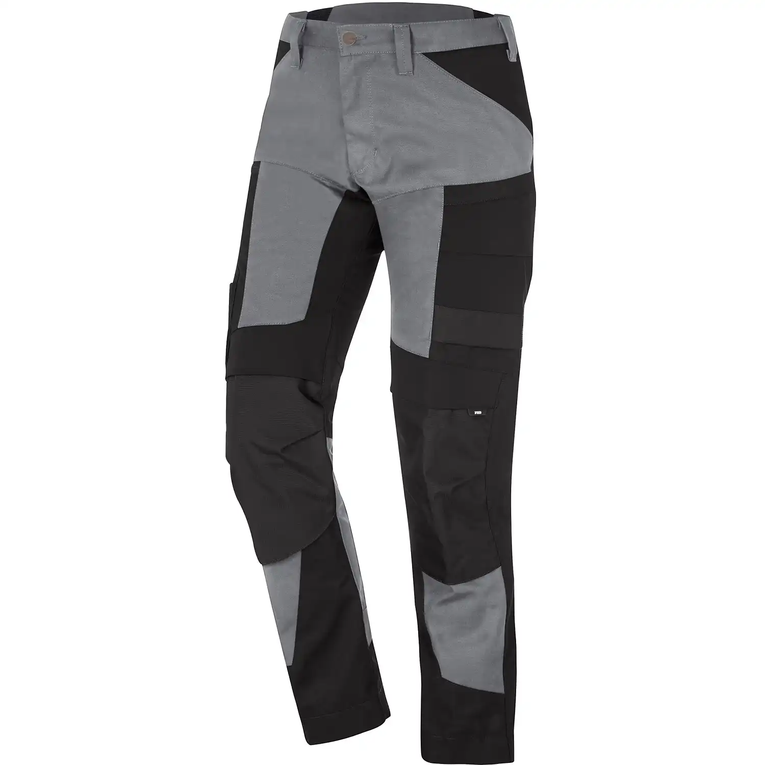 Stretch Bundhose Canvas "LEO" in grau/schwarz, 24 - Thumbnail 1