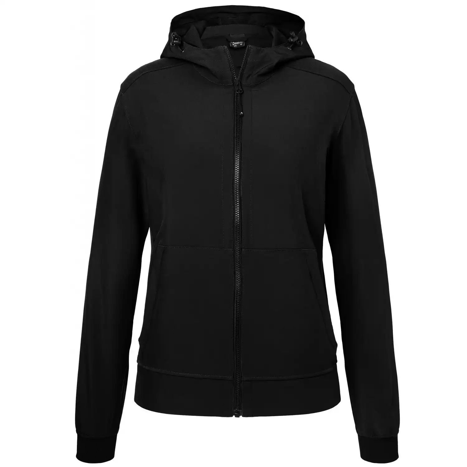 Damen Softshell Kapuzenjacke "JN1145" in black/black, L - Bild 1