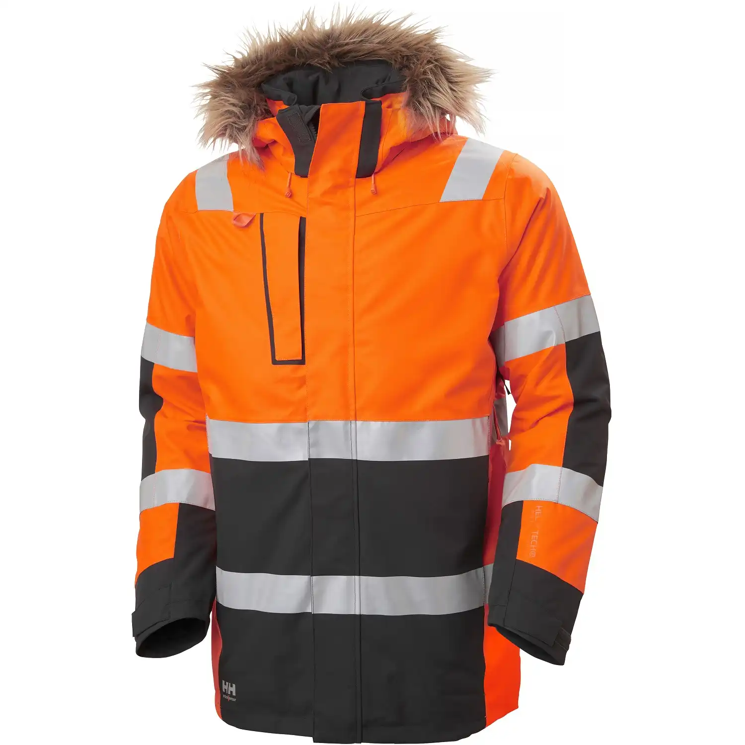 Warnschutz Winterparka "ALNA 2.0" in orange/schwarz, M - Thumbnail 1