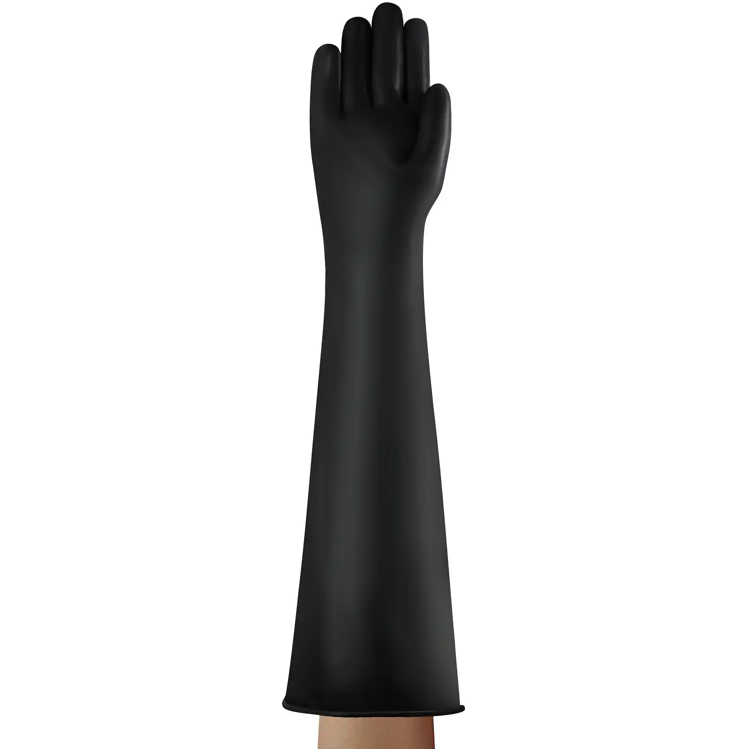Latex Chemikalienschutzhandschuhe "AlphaTec®" 87-108 in XL - Thumbnail 2
