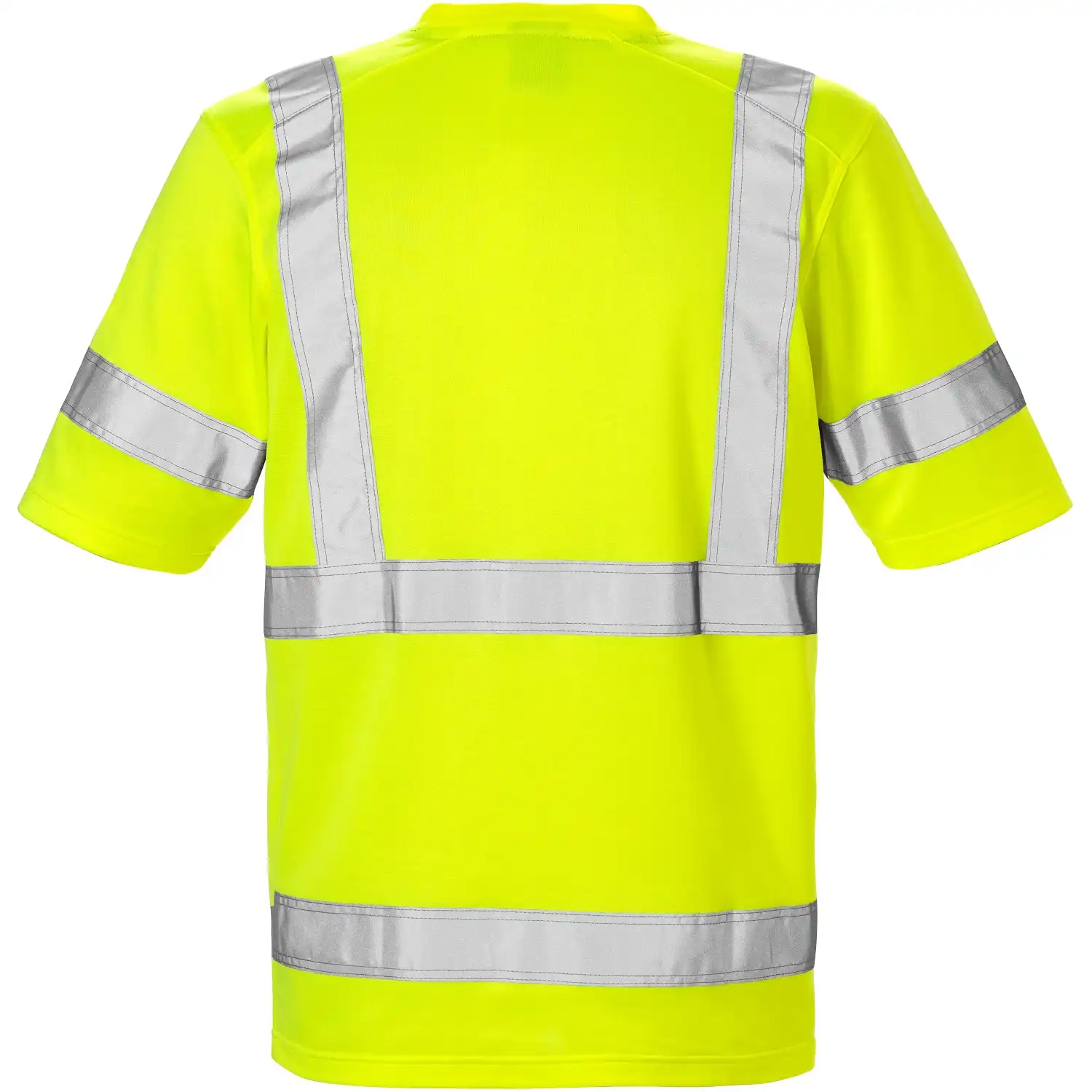 Warnschutz T-Shirt "7024 THV" UV-Schutz in gelb, XS - Thumbnail 2