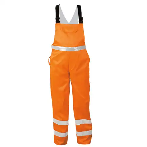 Warnschutz Latzhose 280g/m²  in Orange, 50 - Bild 1