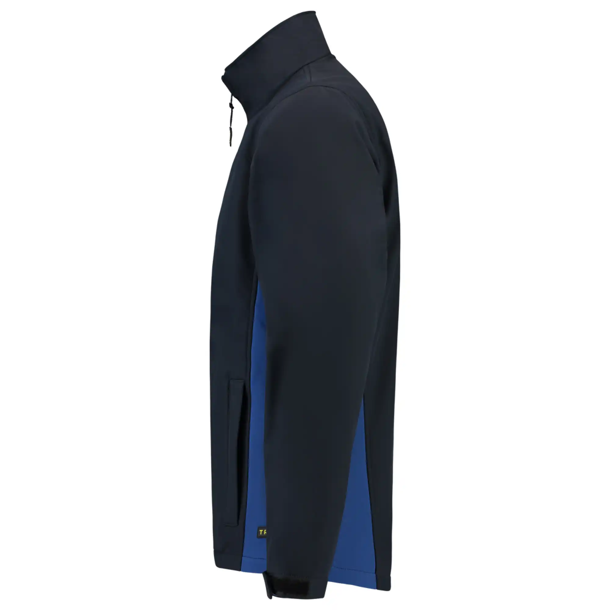 Softshelljacke Bicolor "402002" Workwear in XS, navy/royal blue - Thumbnail 3