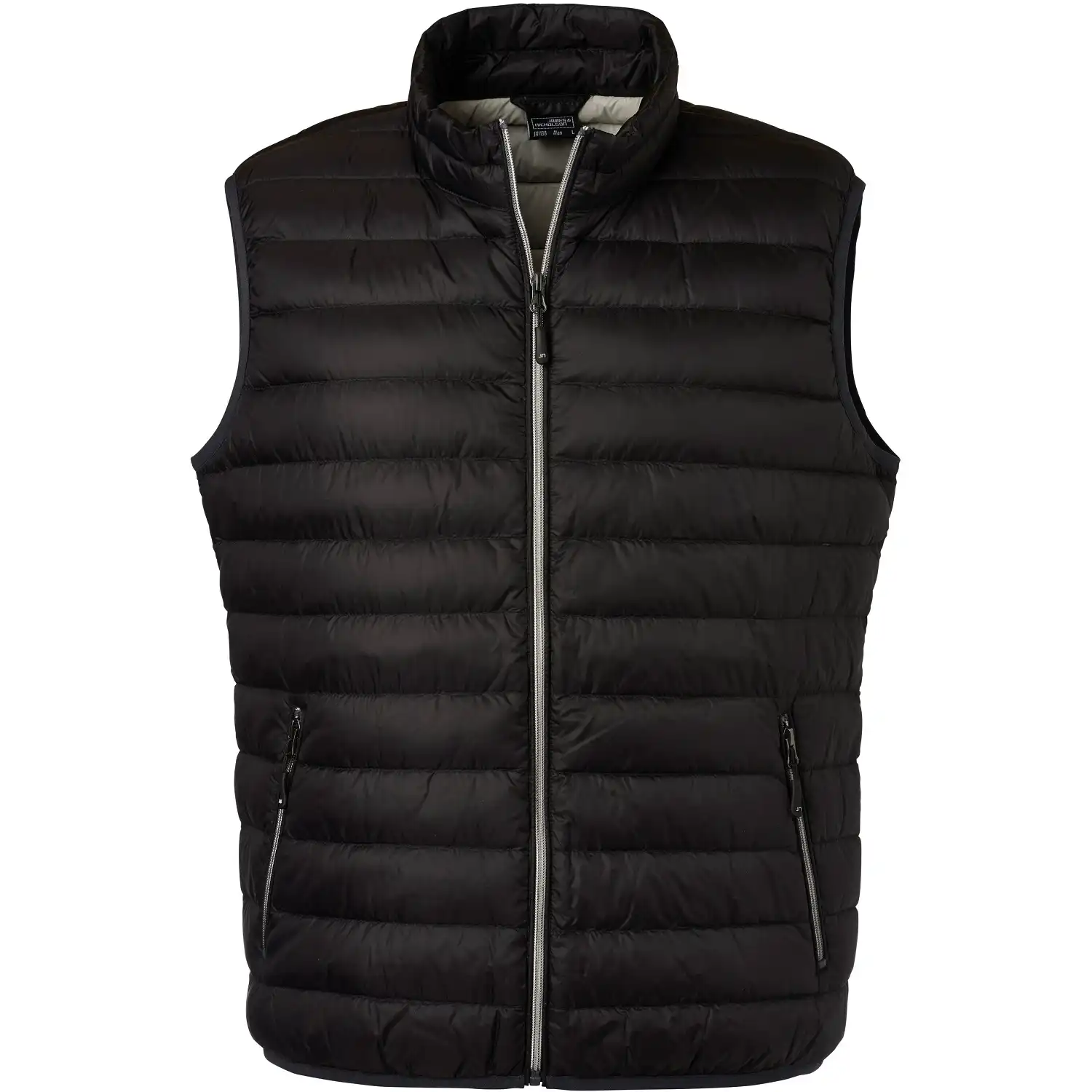 Daunenweste "JN1138" in black/silver, M - Bild 1