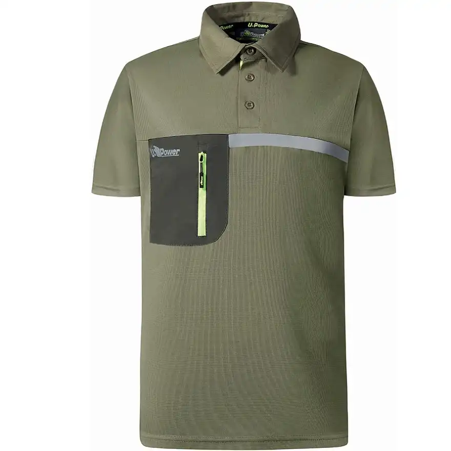 Polo-Shirt "LIBRA" U-Supremacy in burnt olive, S - Thumbnail 1