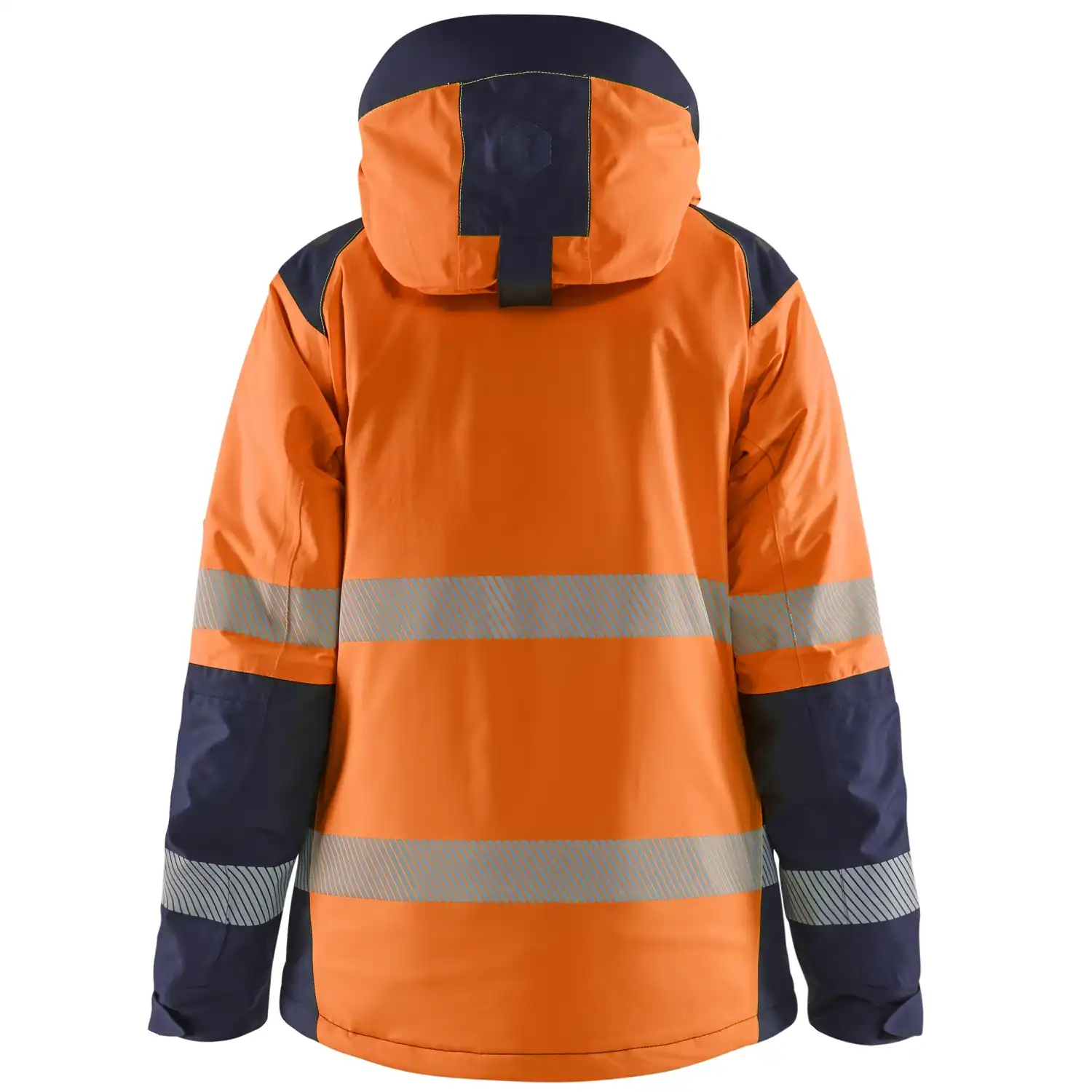 Damen Warnschutz Winterjacke Kl 2 "4456" in orange/marine, 3XL - Thumbnail 2