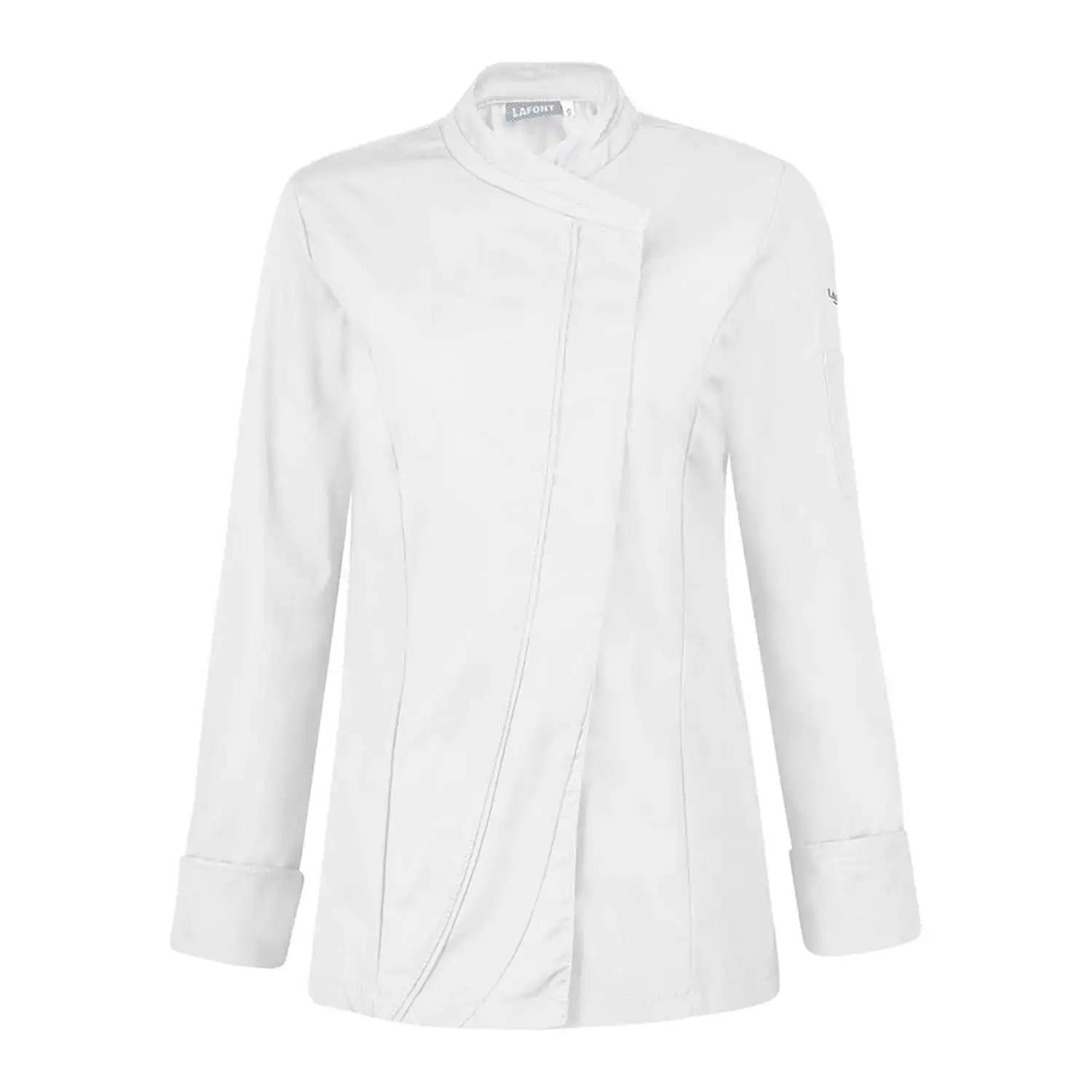 Damen Kochjacke "SAFFRON" in L, Weiß - Thumbnail 1