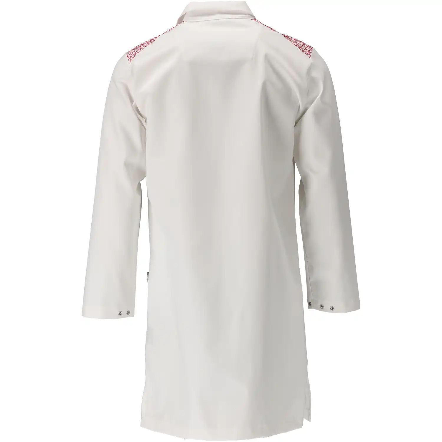 Arbeitsmantel "20354-442" Food & Care in weiß/verkehrsrot, XS - Thumbnail 2