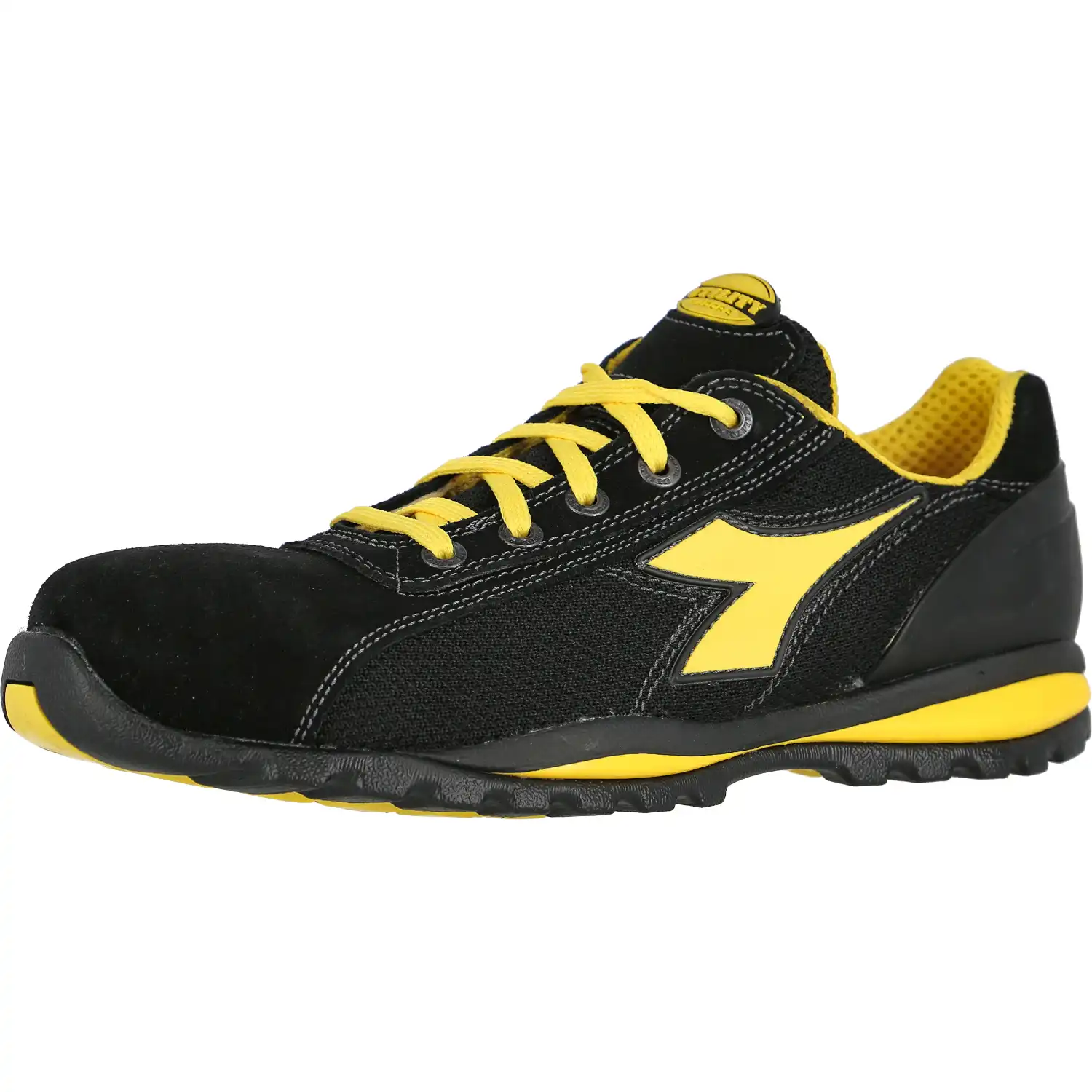 Sicherheitshalbschuhe S1PS  "GLOVE TEXT LOW" schwarz in schwarz, 42 - Thumbnail 1