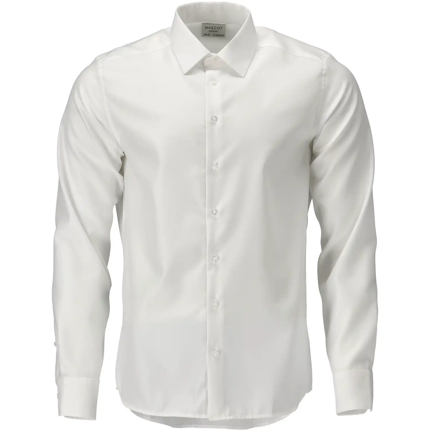 Hemd langarm Slim Fit "20504-750" Frontline in 39-40, Weiß - Thumbnail 1