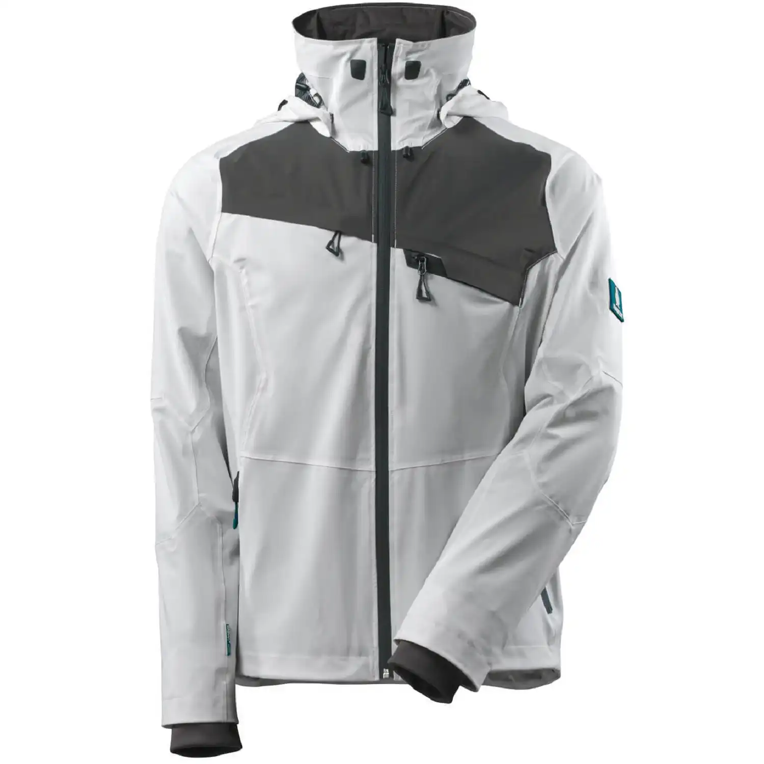 Stretch-Regenjacke Advanced in XXL, Weiß - Thumbnail 1