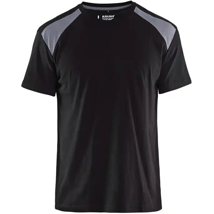 T-Shirt "3379" in schwarz/grau, L - Thumbnail 1