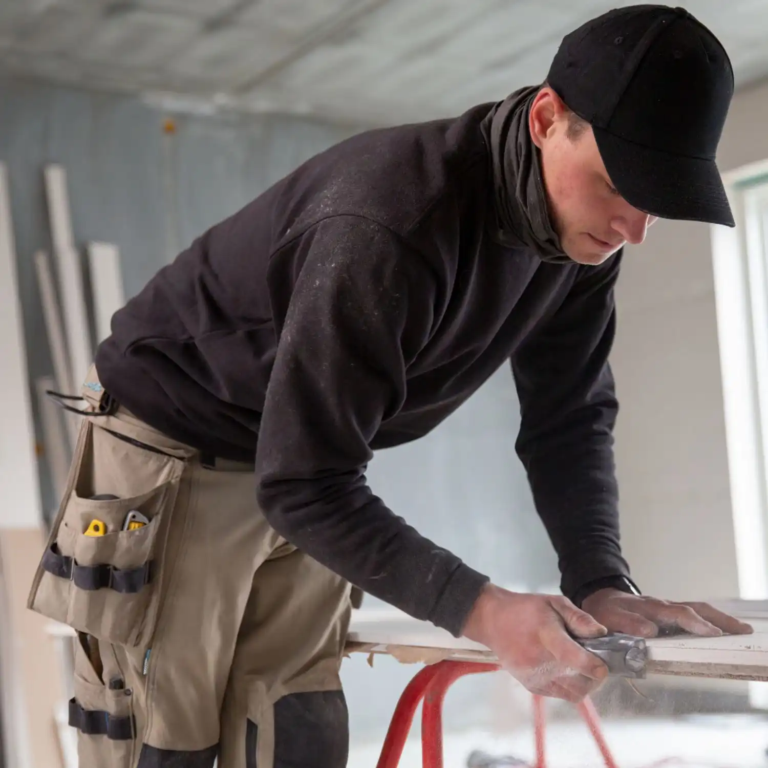 Sweatshirt "CARIBIEN" Crossover in kornblau, XL - Thumbnail 5