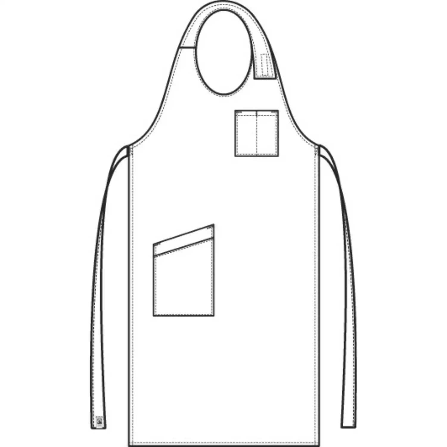 Sommelier Schürze "4409" in grau - Thumbnail 3