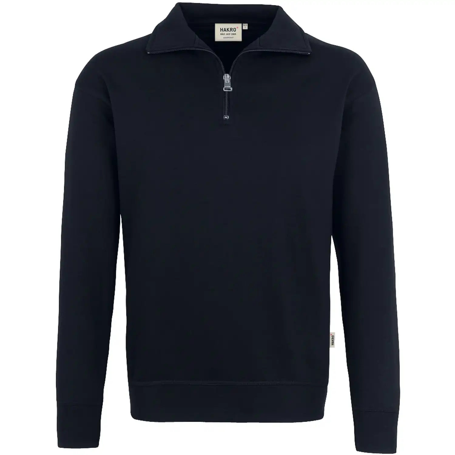 Zip Sweat-Shirt "Premium" 451 in schwarz, L - Thumbnail 1