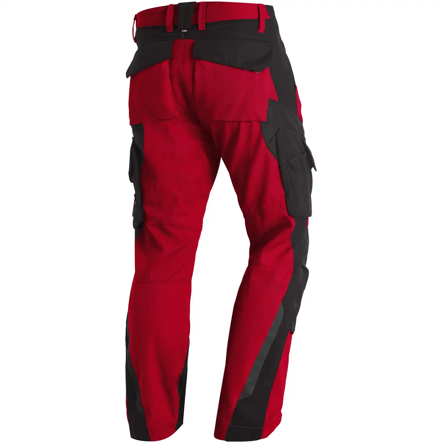 Arbeitshose FLORIAN in rot/schwarz, 48 - Thumbnail 2