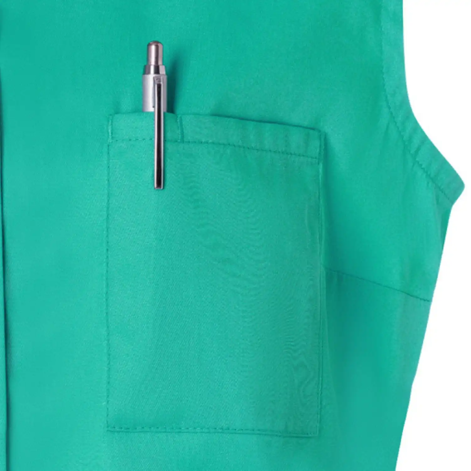 Ärmelloser Damen Kasack "KS 67" in emerald, 52 - Thumbnail 5