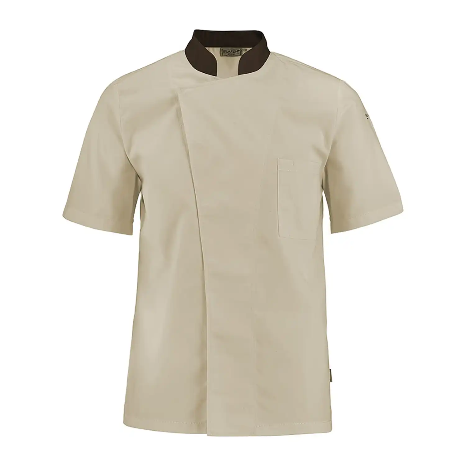 Herren Kochhemd "TURNIP" in beige, L - Thumbnail 1