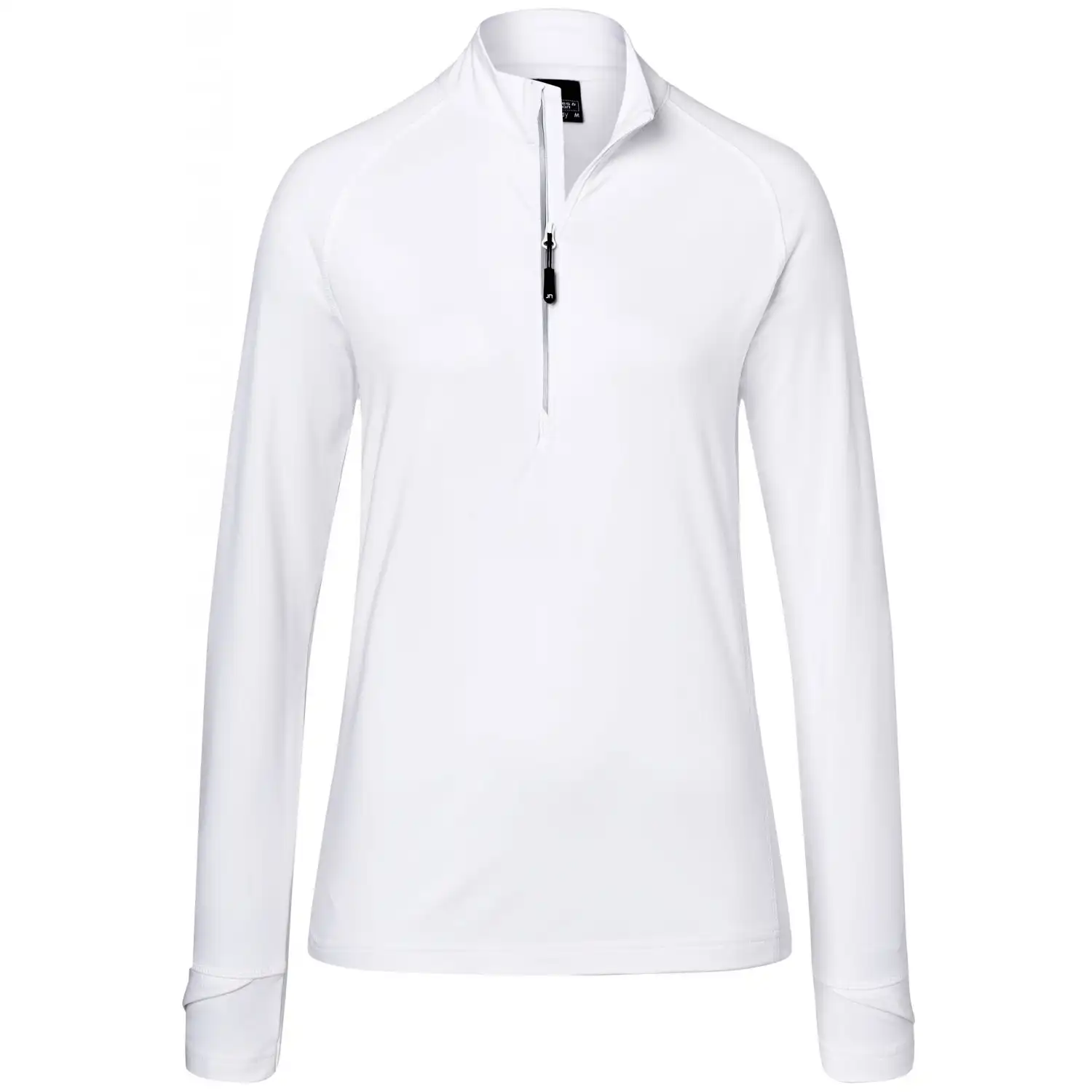 Damen Langarm-Shirt "JN787" in white, L - Thumbnail 1