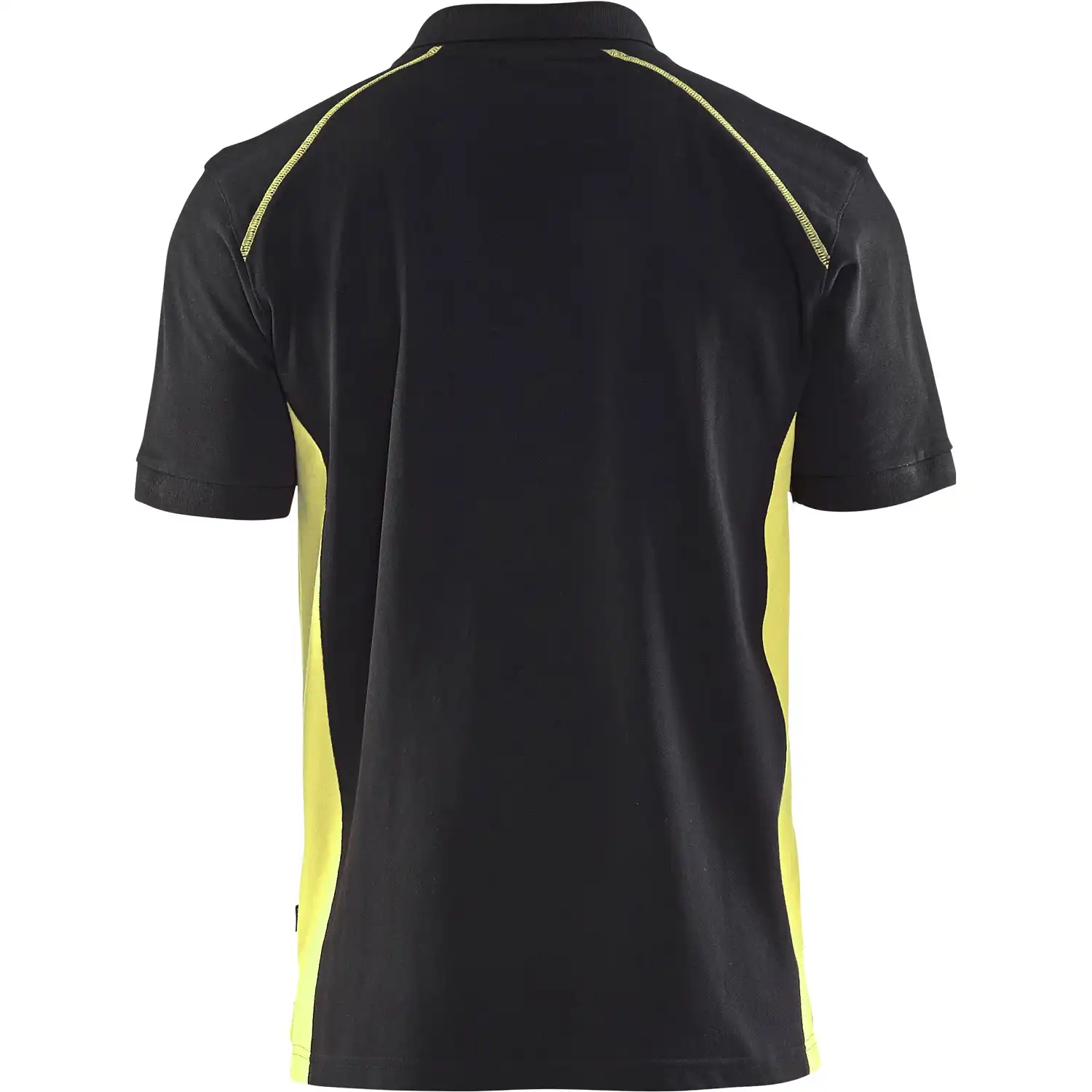 Polo-Shirt "3324" in schwarz/gelb, 3XL - Thumbnail 2
