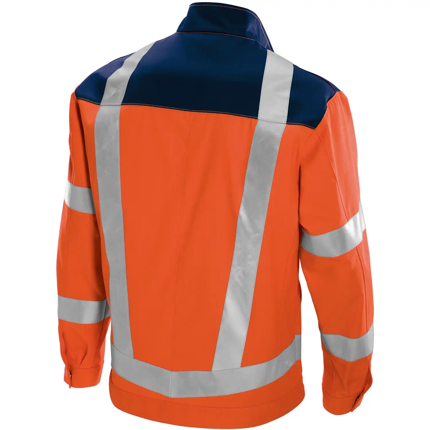 Warnschutz Bundjacke "2012-845" Hi-Vis Comfort in warnorange/dunkelblau, 44/46 - Thumbnail 2