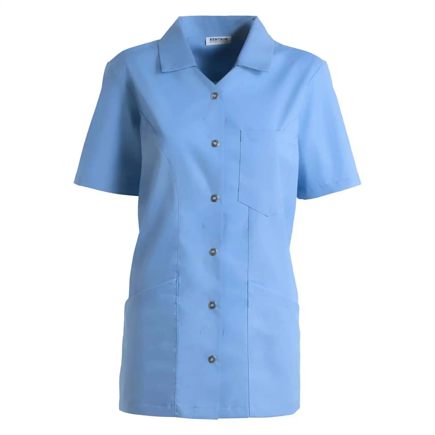 Damen Kasack "15147" in hellblau, L - Bild 1