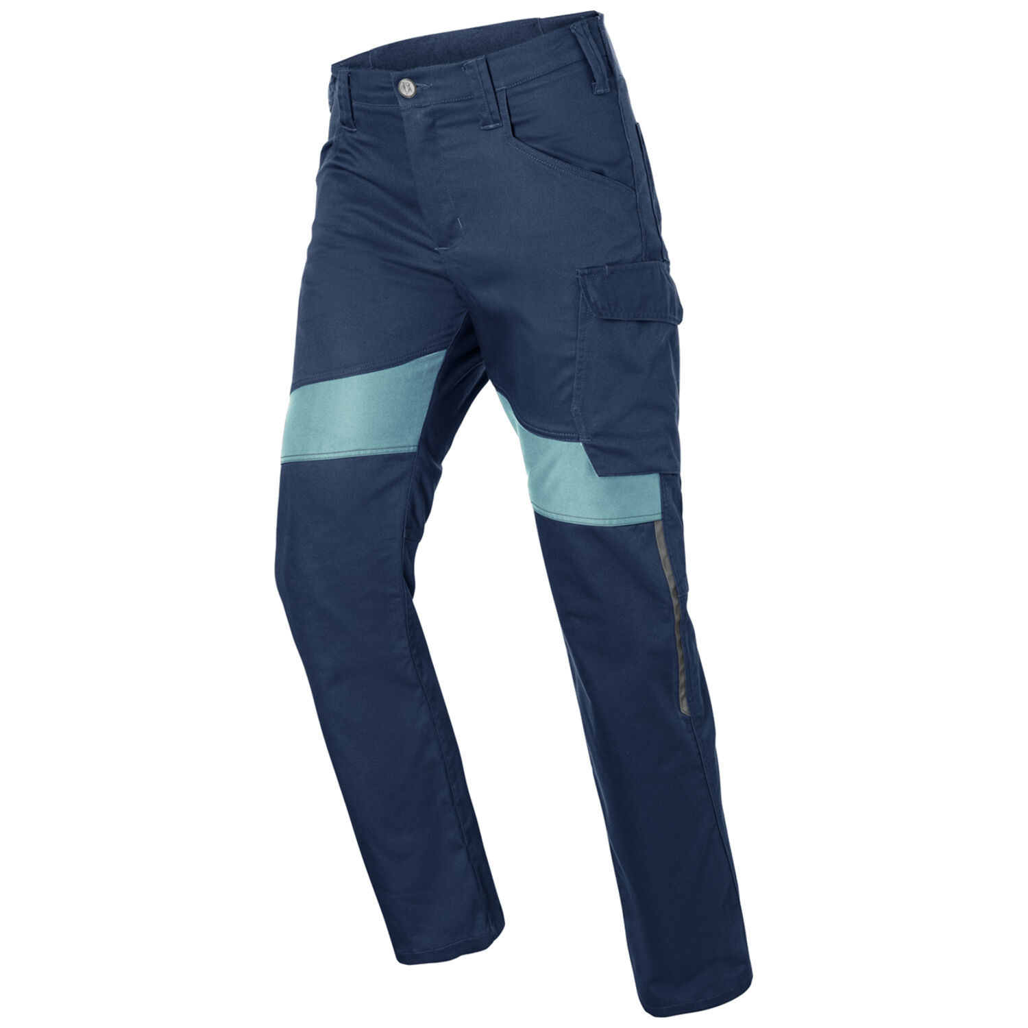 Stretch-Bundhose "REFORCE" in dunkelblau, 48 - Thumbnail 1