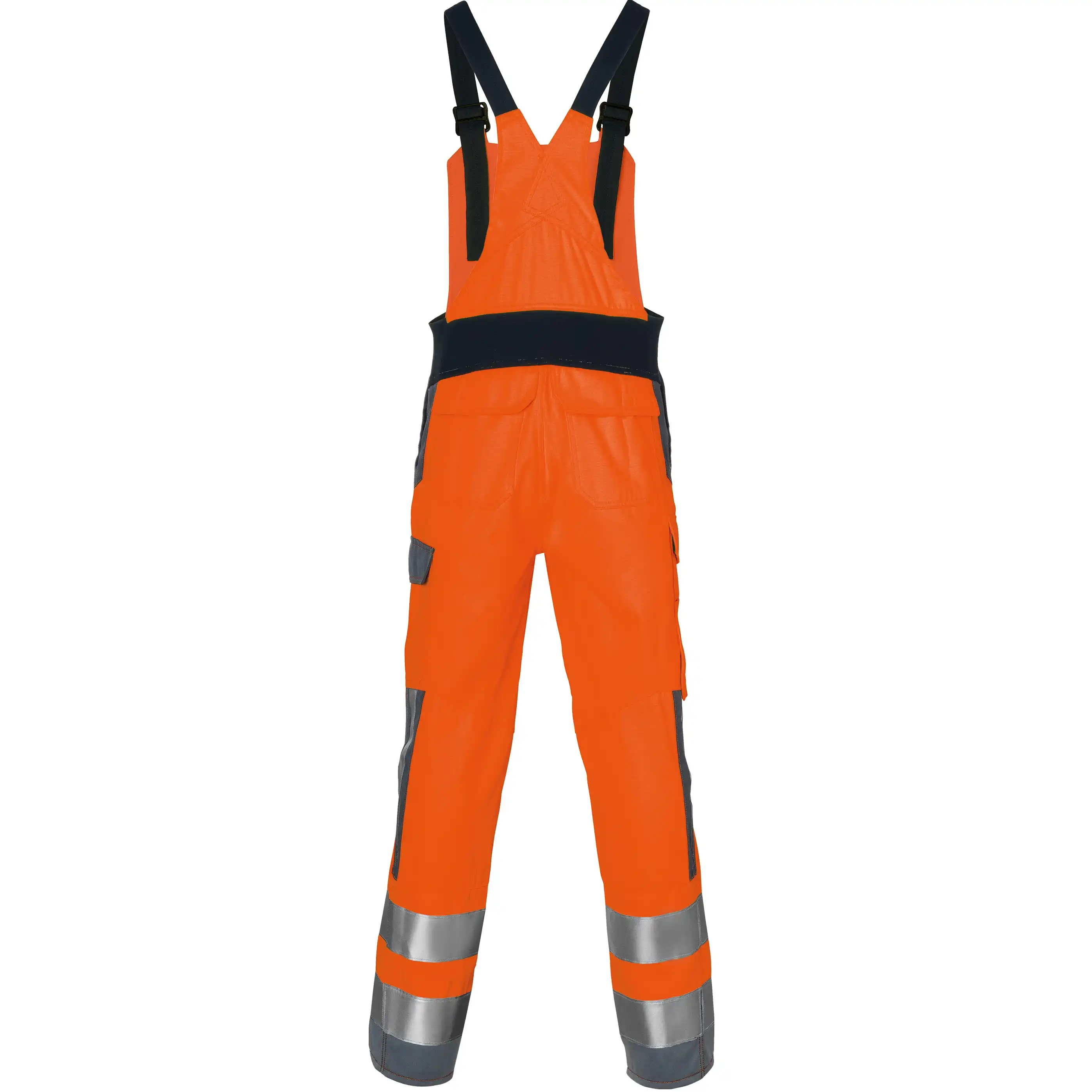 Multinorm Latzhose "PROTECTIQ HIGH VIS" arc1 in warnorange/anthrazit, 46 - Thumbnail 2