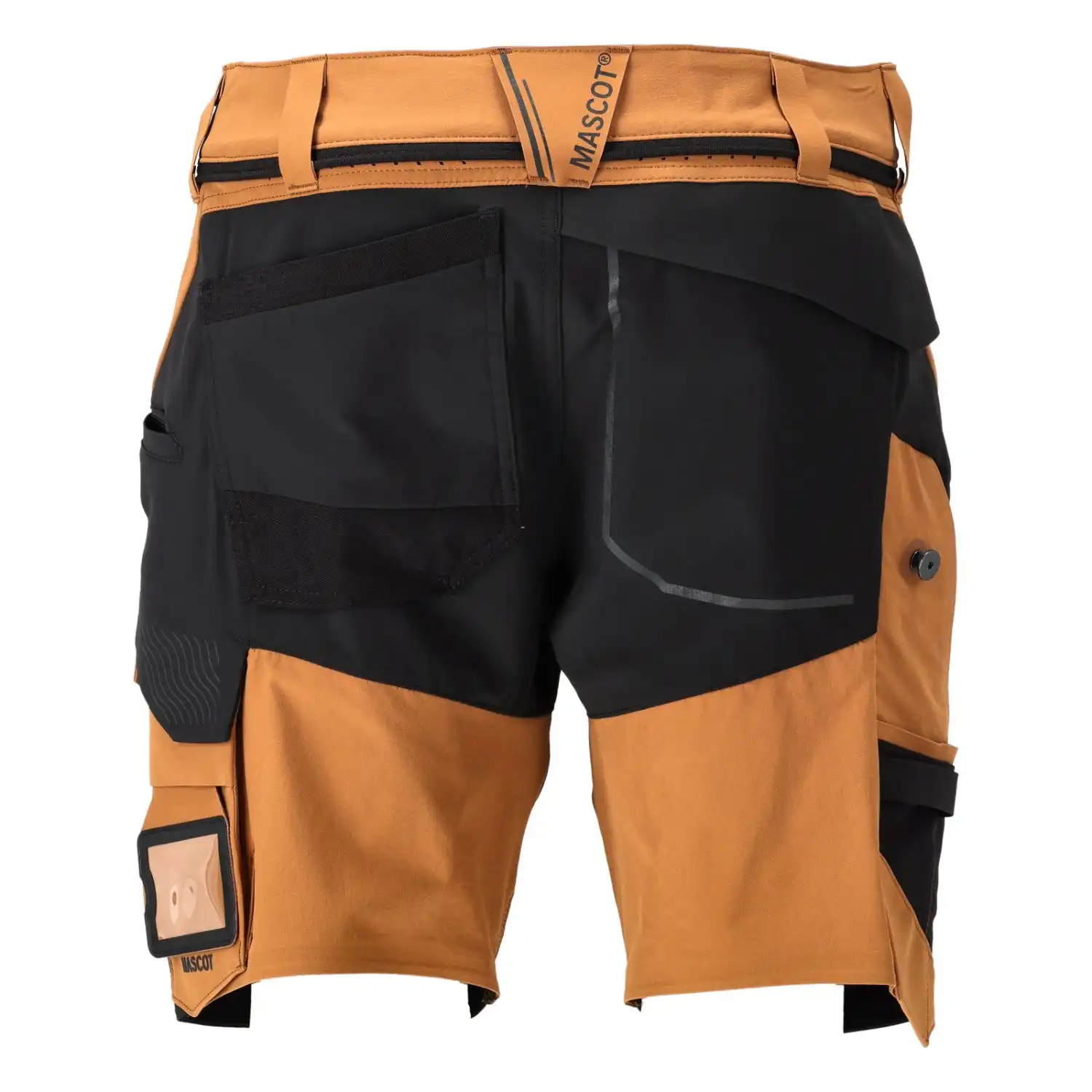 Stretch-Shorts "22149-605" Customized in nussbraun/schwarz, 29C48 - Thumbnail 2