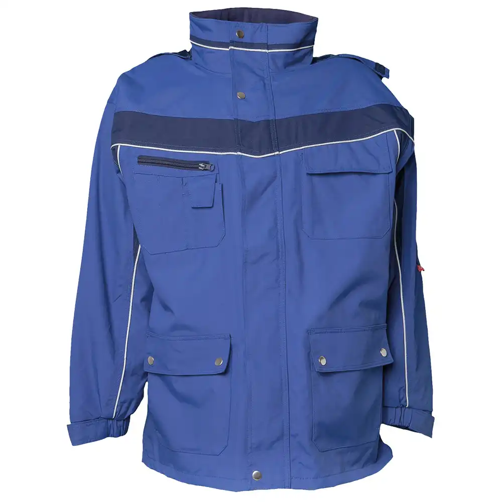 Allwetterjacke "PLALINE" in kornblau/marine, XXL - Thumbnail 1
