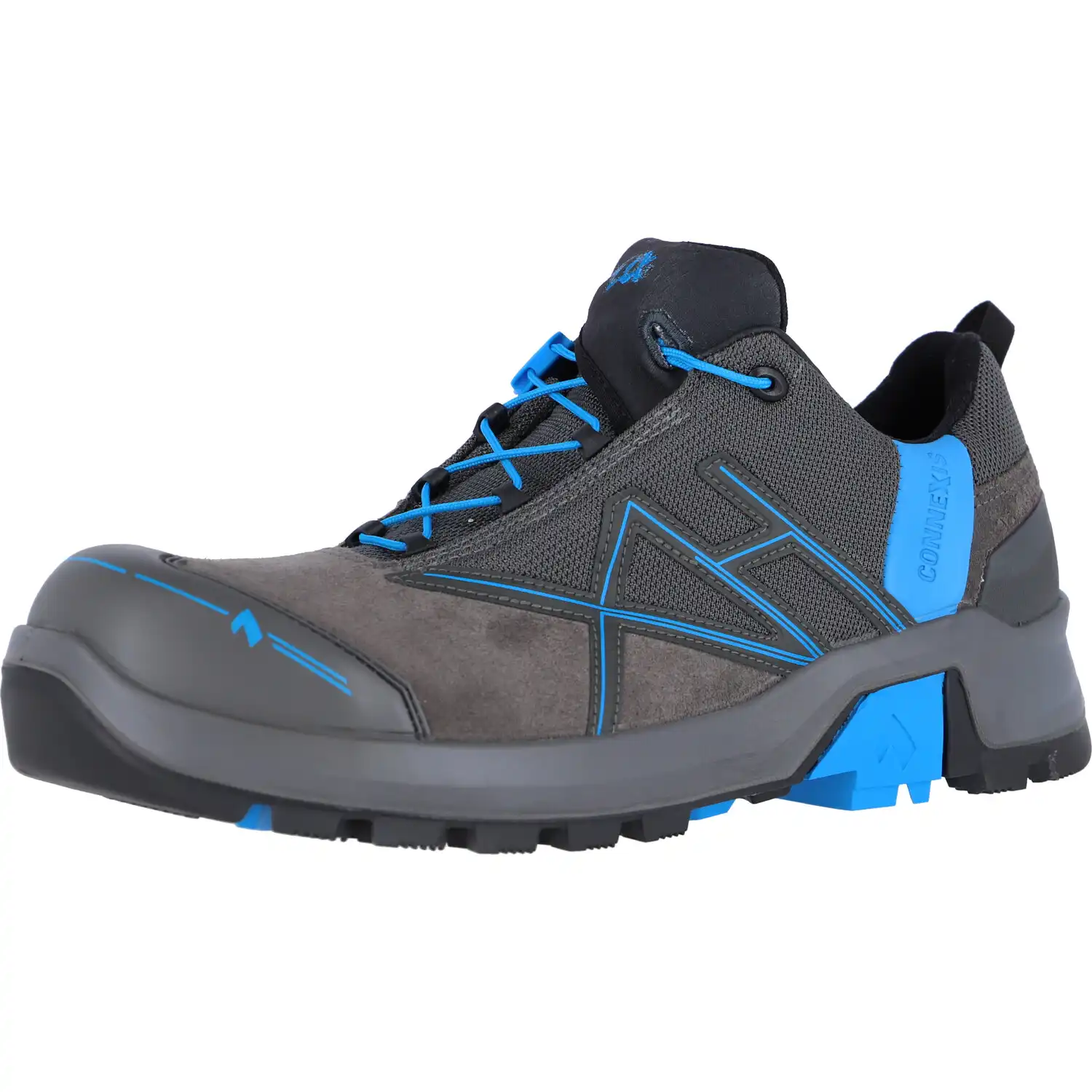 Sicherheitshalbschuhe S3 CONNEXIS® "SAFETY+ GTX LOW" grey-blue  in UK 6.5 (EU 40) - Thumbnail 1