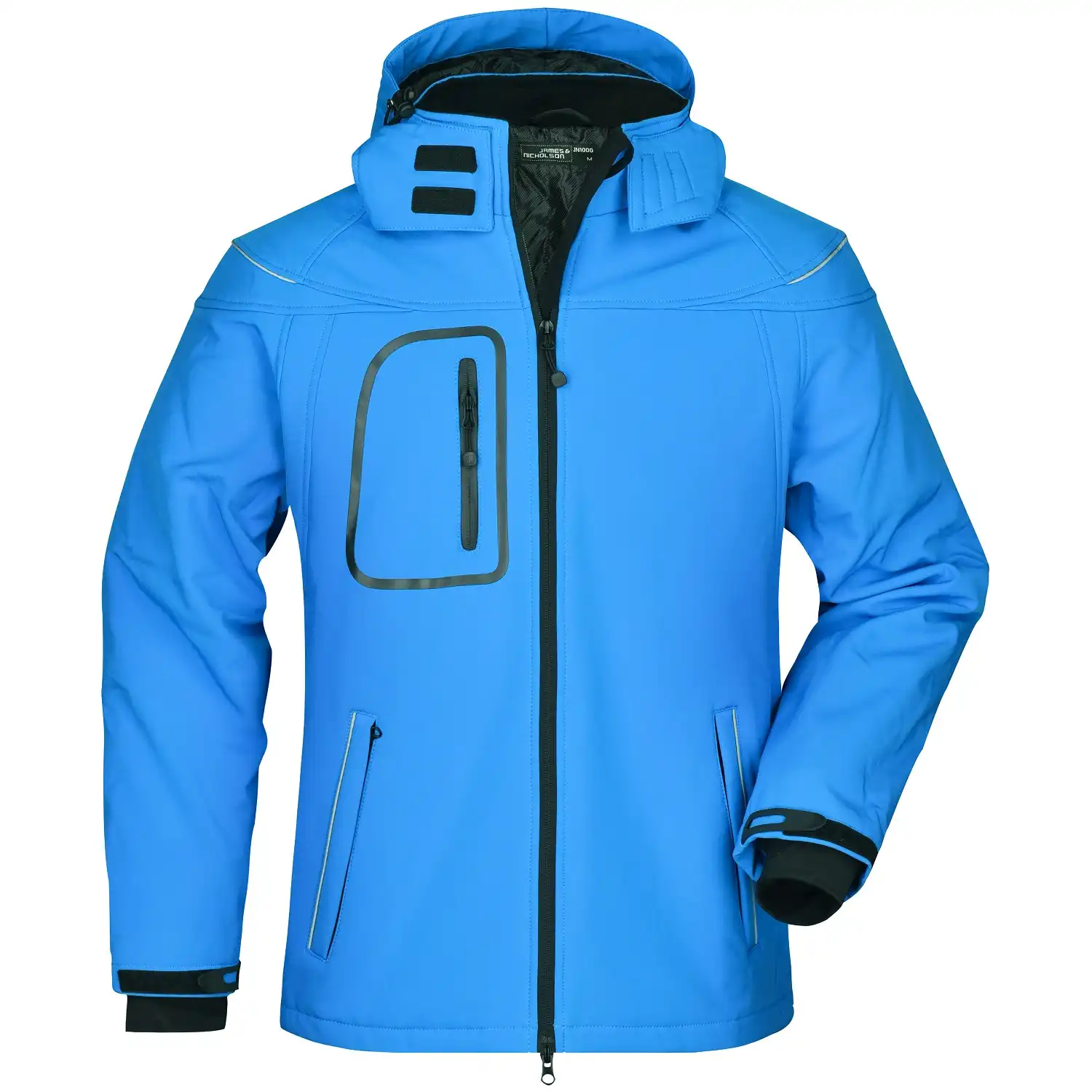 Winter Softshelljacke "JN1000" in aqua, XL - Bild 1