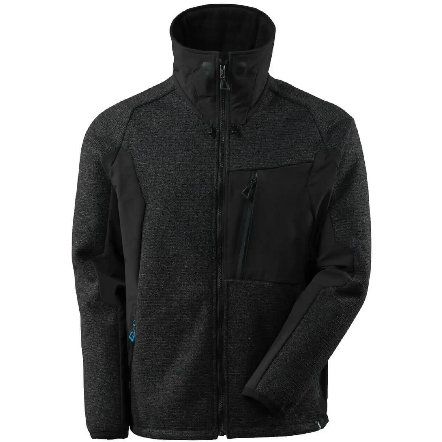 Strickjacke mit Membran Advanced in schwarz, XXL - Thumbnail 1