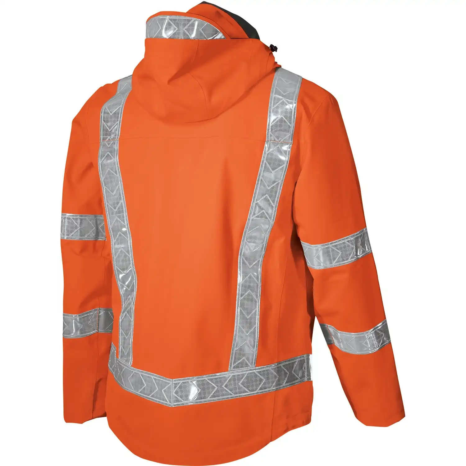 Warnschutz Regenjacke "2030-880" Hi-Vis Comfort in Orange, M - Thumbnail 2
