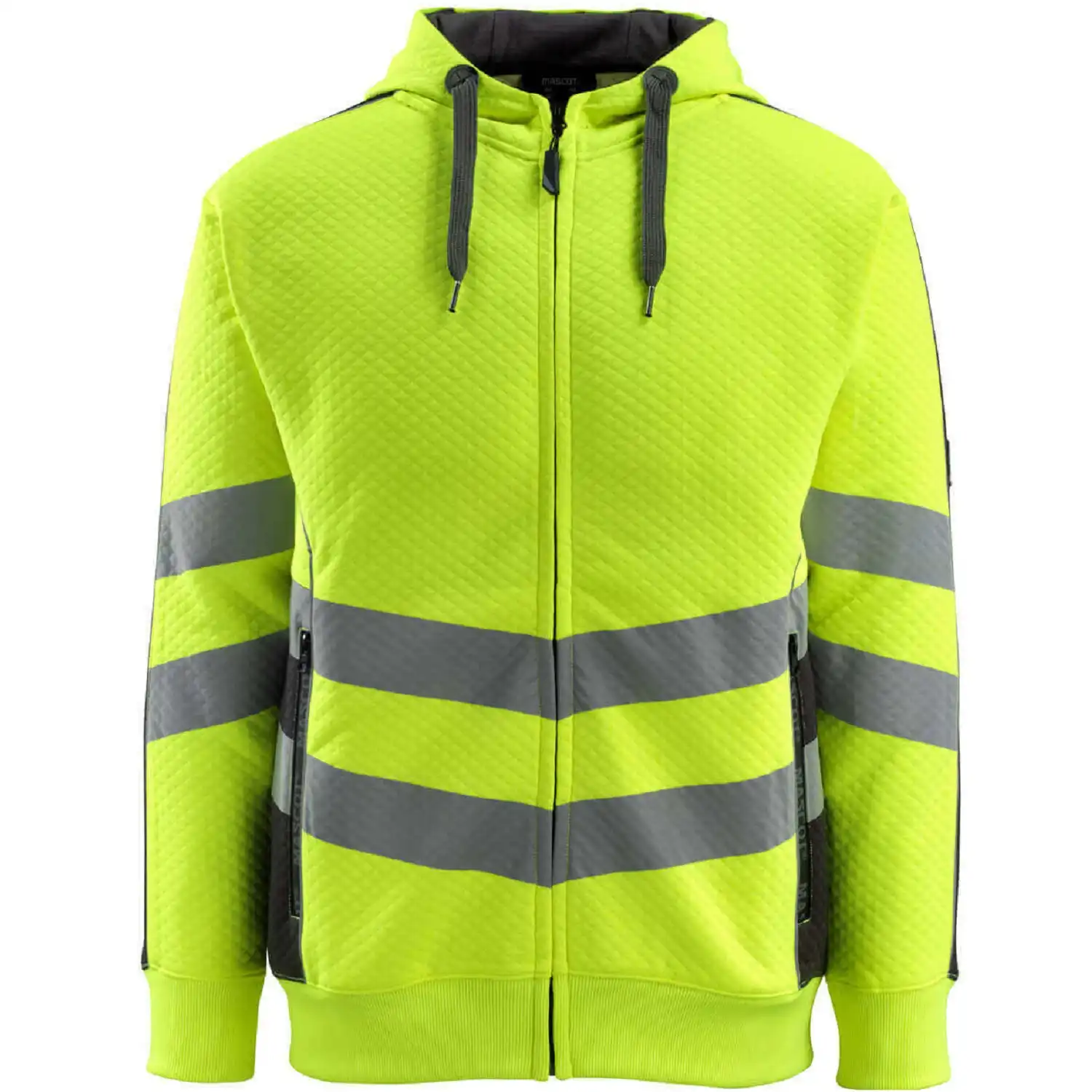 Warnschutz Kapuzensweatshirt "CORBY" Safe Supreme UV-Schutz in gelb/schwarz, XXL - Bild 1