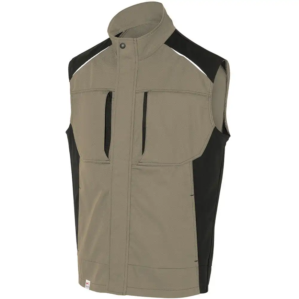 Weste "ACTIVIQ" in khaki/Schwarz, 3XL - Thumbnail 1