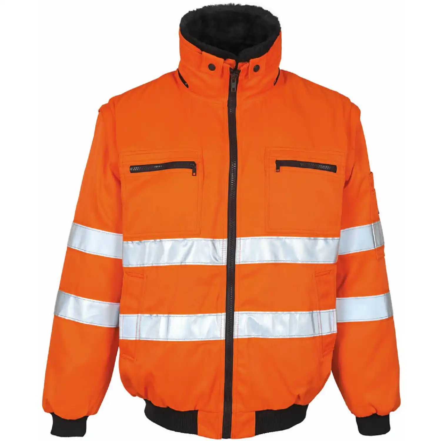 Warnschutz Pilotenjacke "INNSBRUCK" Safe Arctic orange in XXL - Thumbnail 1