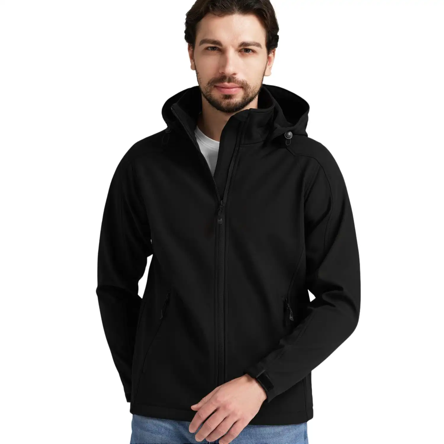 Softshelljacke "HIKE LIGHT" in schwarz, L - Bild 1