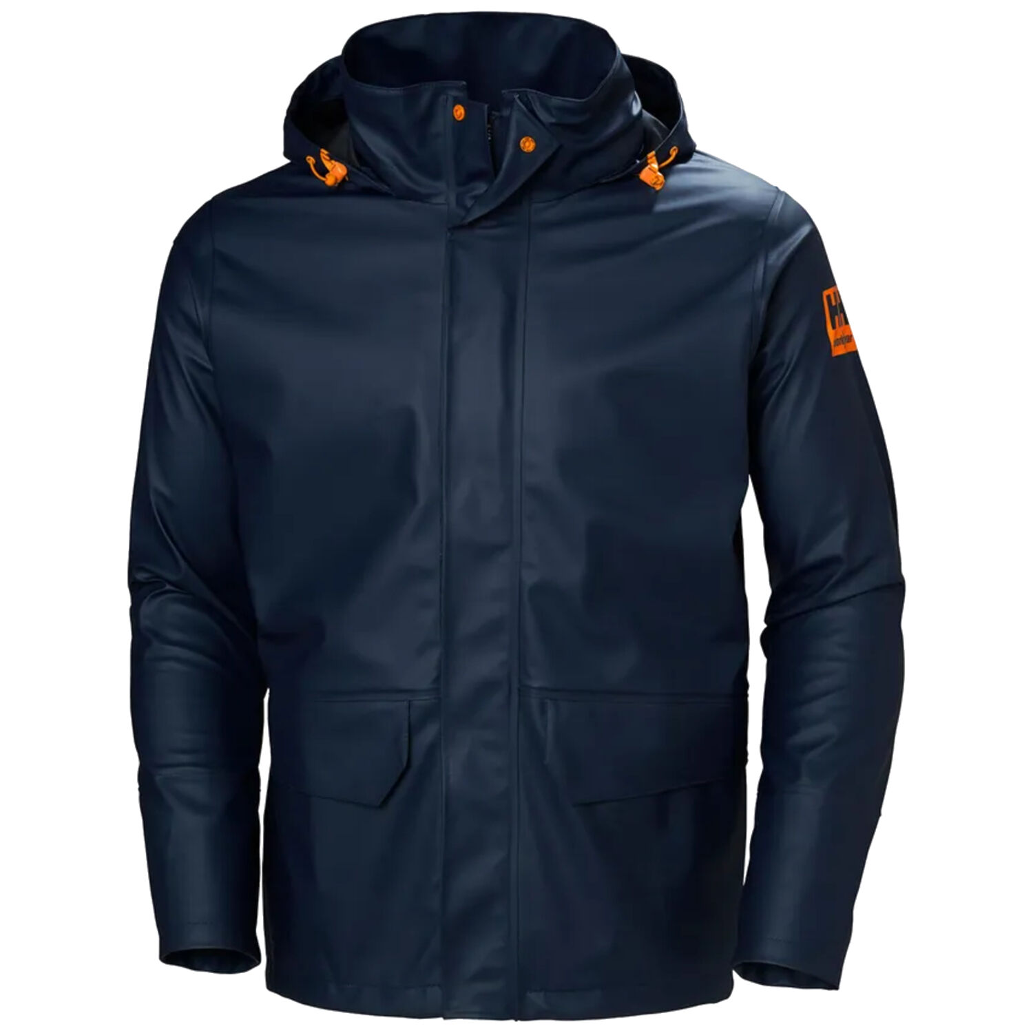 PU-Regenjacke "GALE" in navy, M - Thumbnail 1