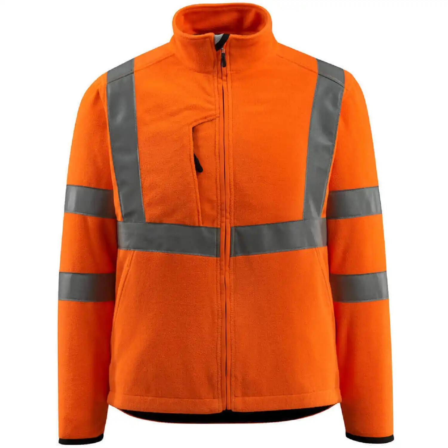 Warnschutz Fleecejacke "MILDURA" Safe Light in Orange, L - Bild 1