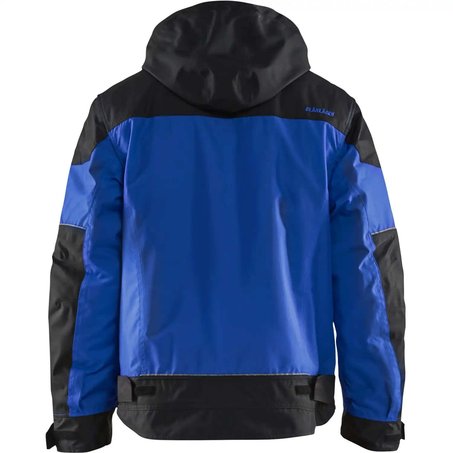 Winterjacke mit Kapuze "4886" in kornblau/schwarz, L - Thumbnail 2