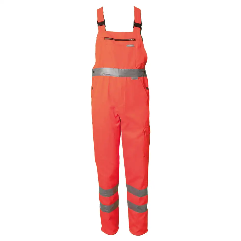 Warnschutz Latzhose "UNI" in uni orange, 42 - Thumbnail 1