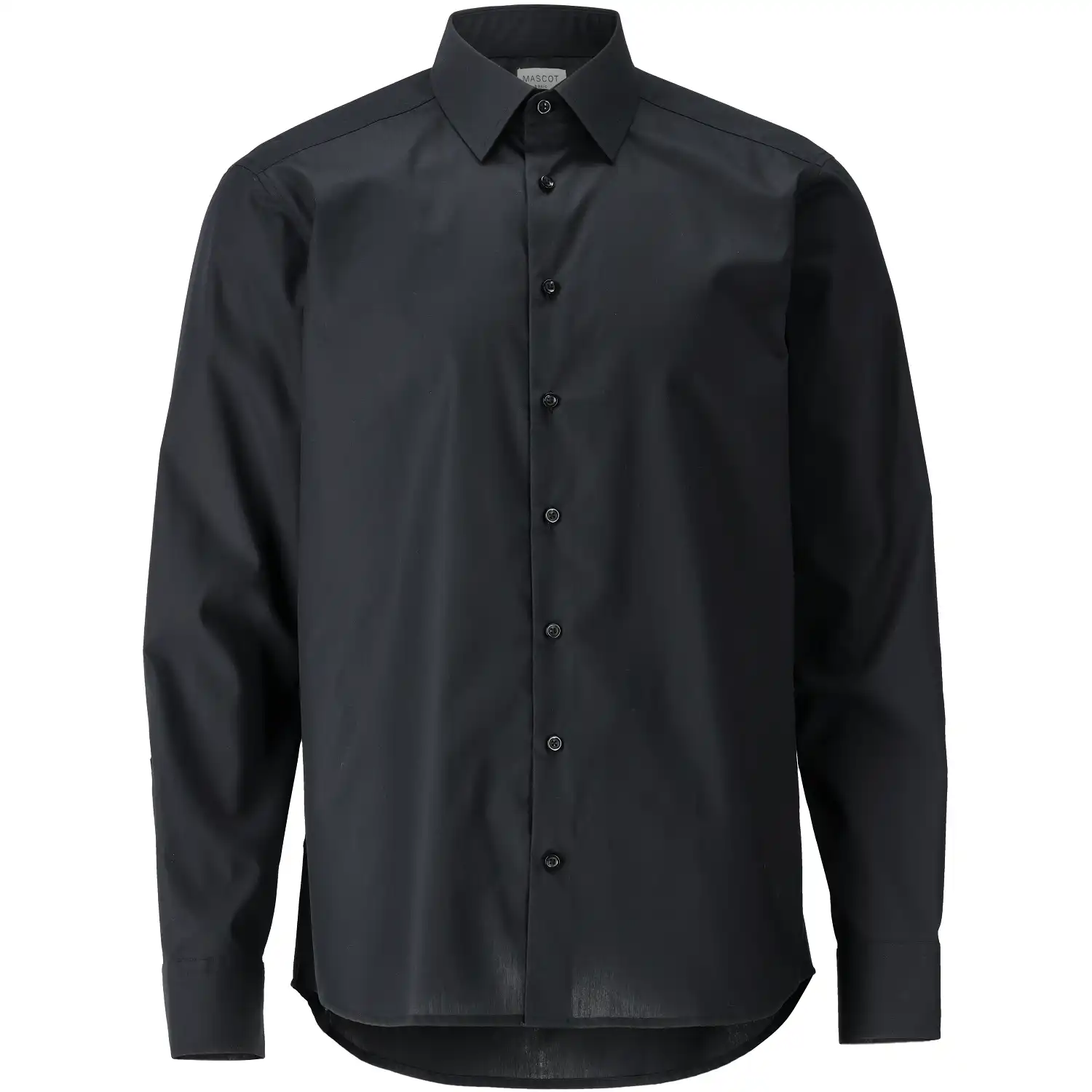 Hemd langarm Modern Fit 21904-984 Frontline in vollschwarz, 37-38 - Thumbnail 1