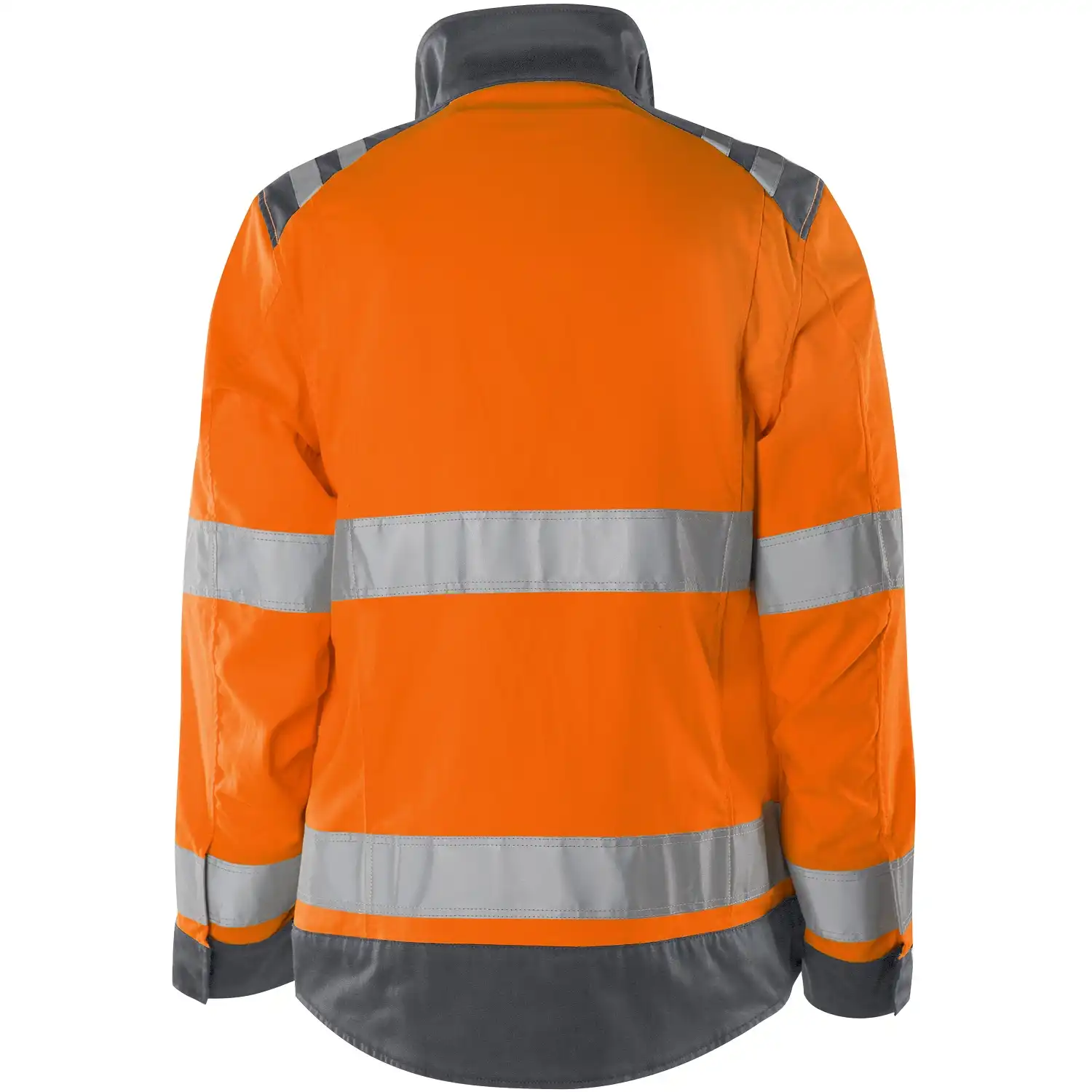 Damen Warnschutz Bundjacke "4068 GPLU" Green Trofta in orange/grau, S - Thumbnail 2