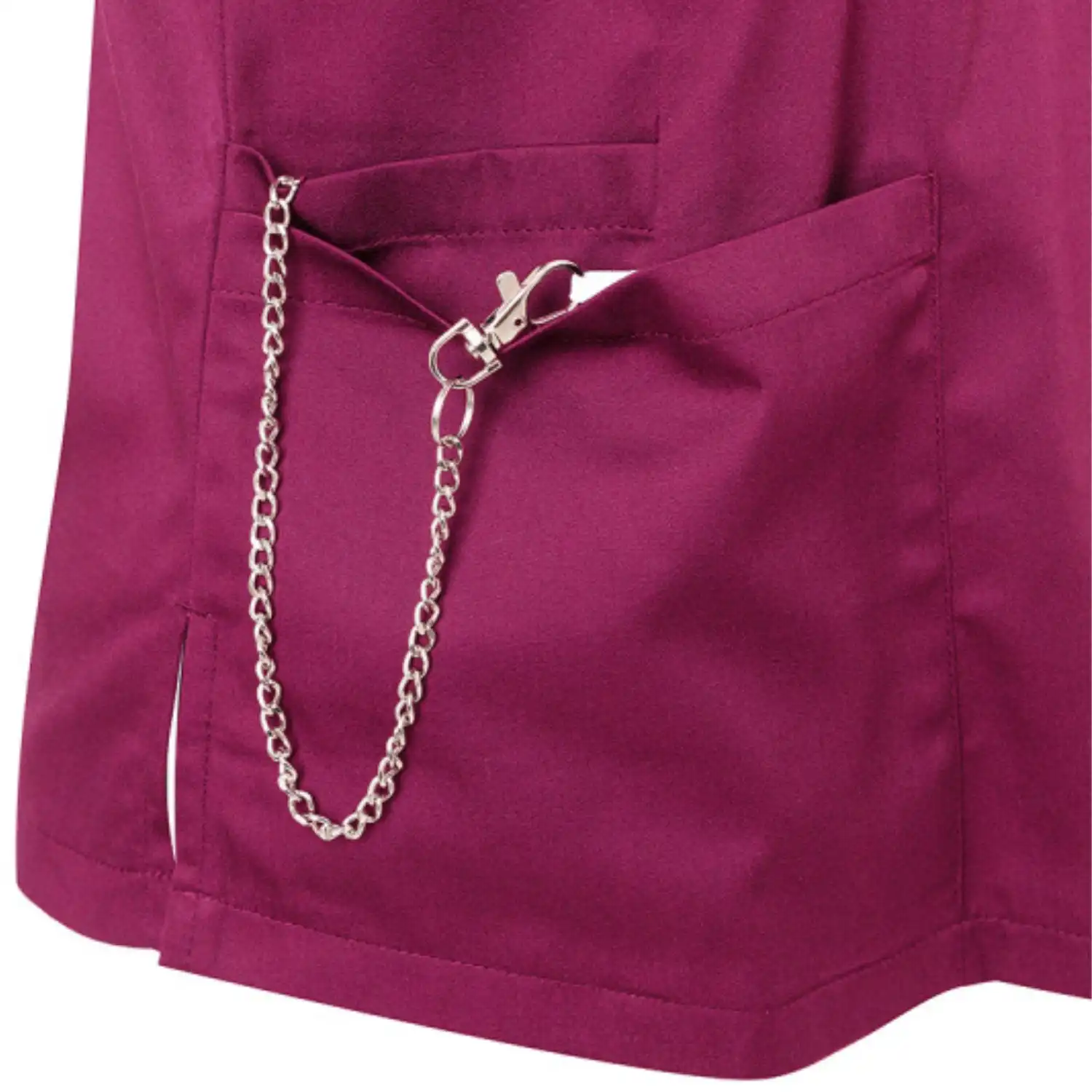 Damen Schlupfkasack Essential "KS 66" in fuchsia, M - Thumbnail 6