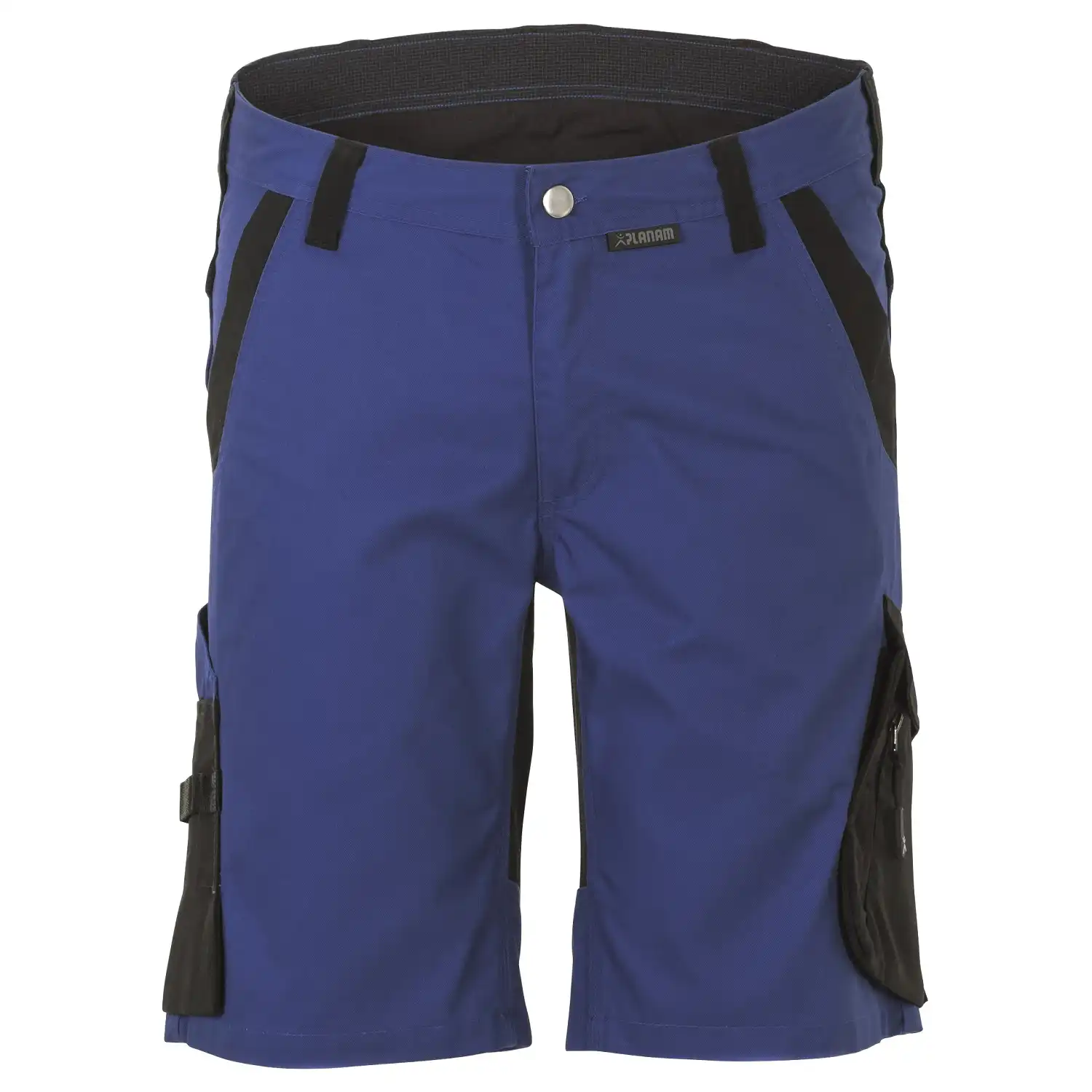 Stretch-Shorts "Norit" in kornblau/schwarz, XL - Bild 1