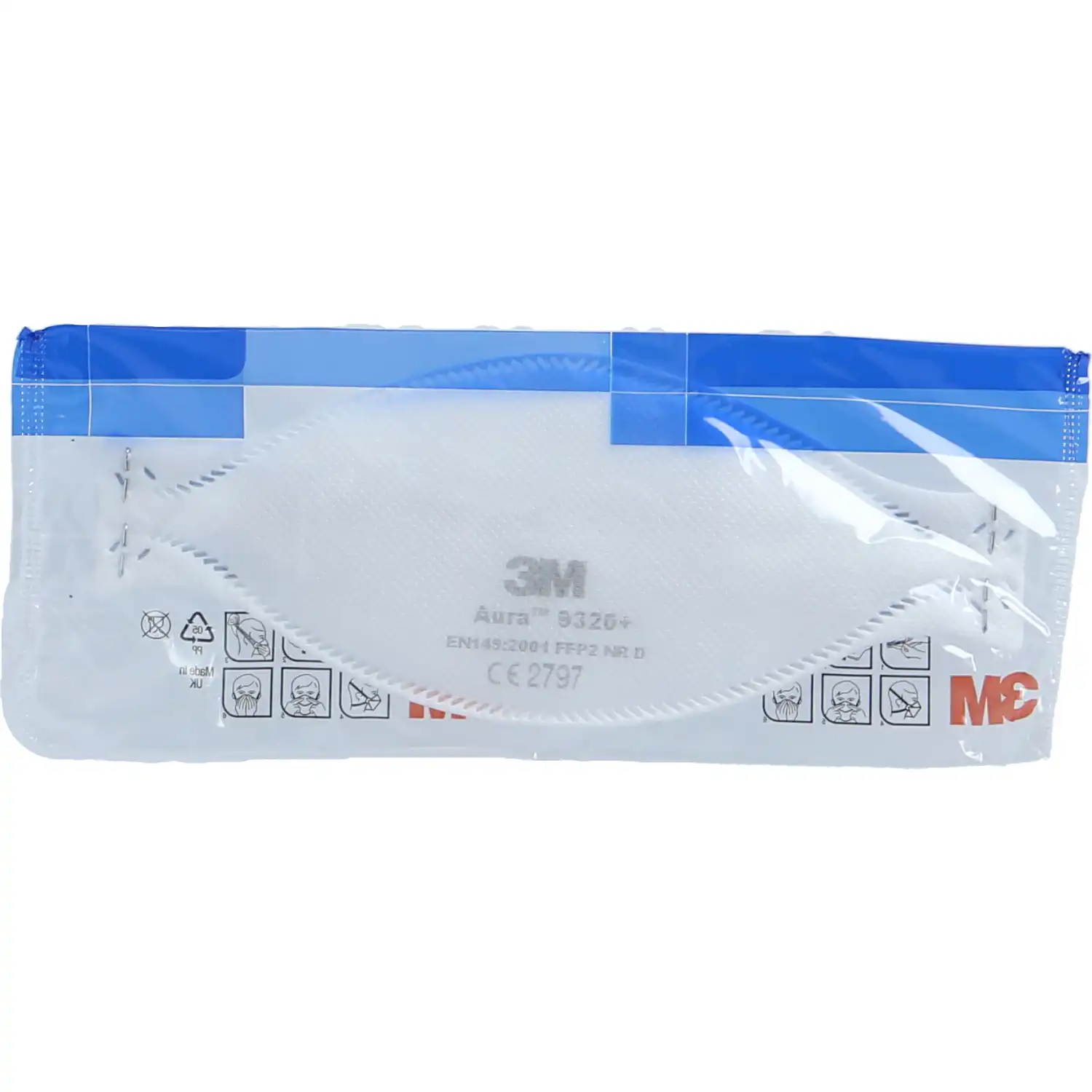 Atemschutzmaske "Aura 9320+" FFP2 NR D - Thumbnail 4
